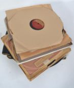 A collection of war time 78rpm records to include