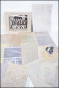 A collection of Cricket Memorabilia regarding the