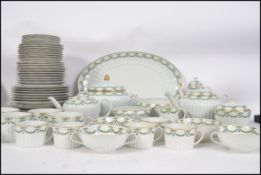 A extensive Limoges Liveroy Dinner Service on whit