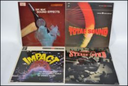 A group of four sound effect long play albums to i