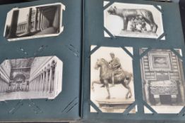 A good mid 20th century postcard album featuring p