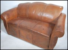 A stunning 1930's Art Deco Moustache back club 3 s