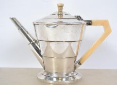 A stunning Art Deco George V silver hallmarked ivo