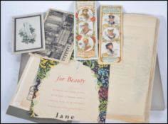 A collection of 19th century share certificates pe