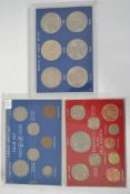 Three coin sets to include 1959 coin set farewell