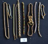 A good collection of costume jewellery to include