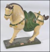 An unusual early 20th century hollow cast painted