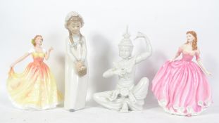 Royal Doulton - Two Royal Doulton bone China figur