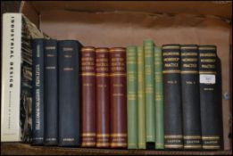 A collection of vintage engineering manuals / books to include Domestic Science ( three volumes )