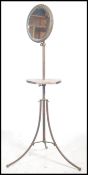 A 19th century gentlemans shaving stand having cir