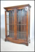 A Regency style mahogany astragal glazed bookcase