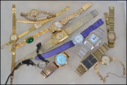 A collection of vintage ladies cocktail / dress wa