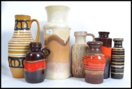 A collection of seven retro 20th century West Germ