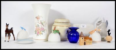 A collection of ceramics to include a Beswick foal