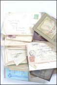 A small collection  of letters within original sta