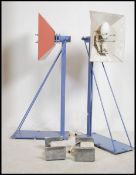 A Fantastic set of 2 1980s large wall mounted Indu