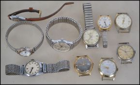 A collection of vintage watches to include Mowbray
