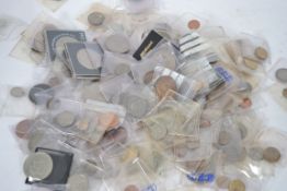 A collection of decimal and pre decimal coins in s