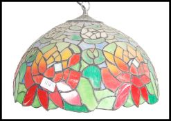 A 20th century Tiffany style light fixture