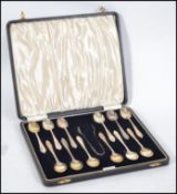 A cased set of Arthur Price & Co Ltd hallmarked si