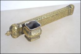 A 19th century Turkish / Islamic brass travelling