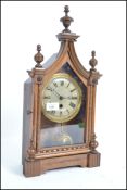 A Victorian German Wurttemberg gingerbread clock h