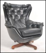 A stunning 1960's Egg chair in the manner of Arne