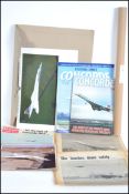 A collection of vintage 20th century Concorde rela