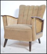 A 1930's Art Deco German bergere caned Cocktail ch
