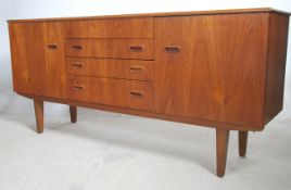 A 1970's Danish influence teak wood sideboard havi