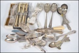 A good collection of silver plated and Continental