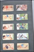 Early 20th century cigarette cards contained withi