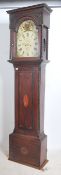 A 19th Century Scottish mahogany tall painted face