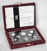 A 1996 silver proof anniversary coin collection in