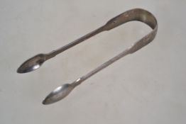 A pair of silver hallmarked 19th century Georgian