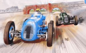 CASTELLA CIGARS DONINGTON COLLECTION ORIGINAL ARTWORK