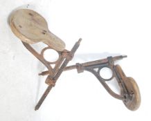 A stunning pair of vintage mid 20th century indust