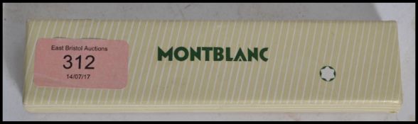 A vintage Mont Blanc ( MontBlanc ) retractible pen