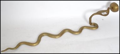 An unusual North African gilt metal wall sconce ca