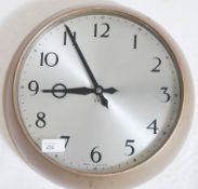 A retro mid century GPO factory / office wall cloc