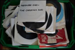 A good collection of 45rpm vinyl record singles dating from the 1960's through to the 1980's