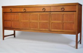 A 1970's retro Nathan Long John teak wood sideboar