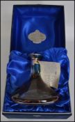 AUCHENTOSHAN Auchentoshan aged 12 years QE2 Glencairn crystal decanter . Dalmuir, Dunbartonshire.