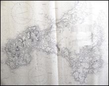 A good collection of large unframed 20th century maps, mostly areas of Wales. Measures:  71cm high.