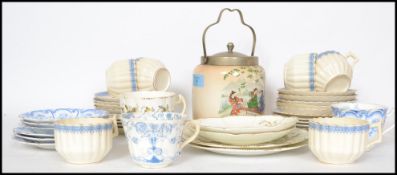 A late 19th / early 20th century chintzy bone Chin