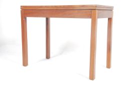 A 1960's Air Ministry teak wood fold over games /