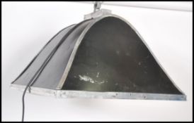 A large 1970's / 1980's diffuser light box - ideal Industrial upcyling lamp  45x62x61cm