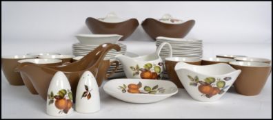 A good mid century dinner / tea service by Midwinter from the stylecraft series being the Fashion