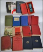 A collection of antique and vintage books, mostly fiction, to include some first editions;