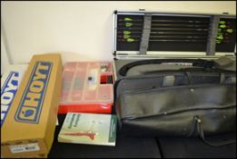 Archery - A Hoyt HB 86 Helix blue riser with Hoyt 900 CX competition limbs, 12 Easton ACC arrows,